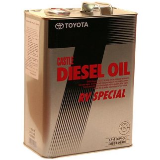 Масло моторное Toyota 10W30 CF-4 Diesel Oil RV SPECIAL CF-4 - 4 литра Япония фото