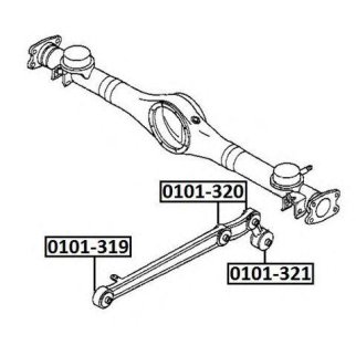 Сайлентблок ASVA 0101-321 фото