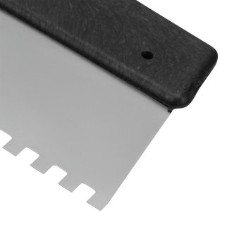 Шпатель из нержавеющей стали, 150 мм, зуб 8x8 мм, пластмассовая ручка СИБРТЕХ 85471 фото 4