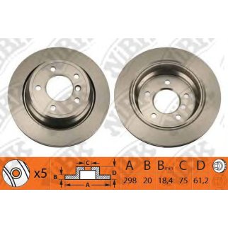 Диск тормозной NiBK RN1078 фото