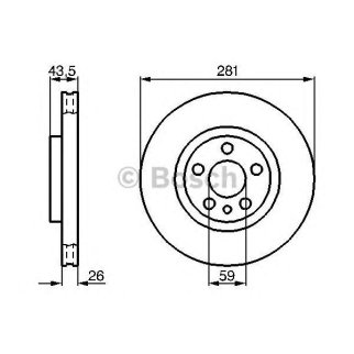 Диск тормозной BOSCH 0 986 478 812 фото