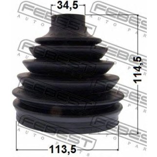 Пыльник ШРУСа FEBEST 0415-PV97WR фото