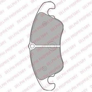 Колодки тормозные передние к-кт DELPHI LP2077 фото