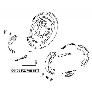 Трос стояночного тормоза фото 2