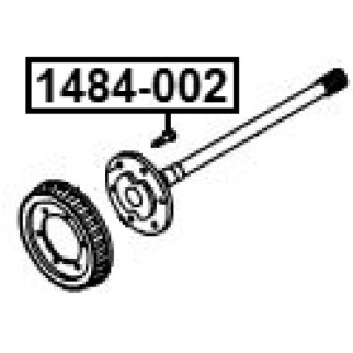 Шпилька колесная SSANG YONG KORANDO 1993-2012 FEBEST 1484-002 фото 2