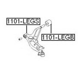 Сайлентблок ASVA 1101-LEGS фото