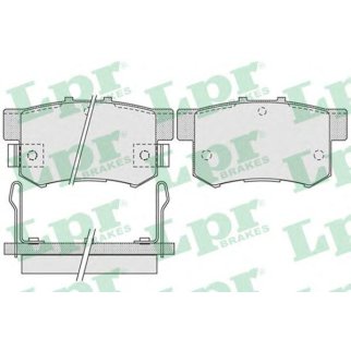 Колодки тормозные задние к-кт Lpr 05P1014 фото