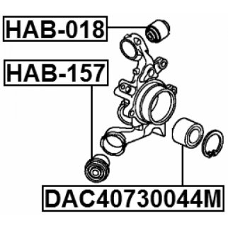 Подшипник ступичный задний 40x73x44 фото 2 Подшипник ступичный задний 40x73x44 фото 2