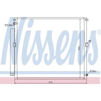 Радиатор кондиционера Nissens 940167 фото