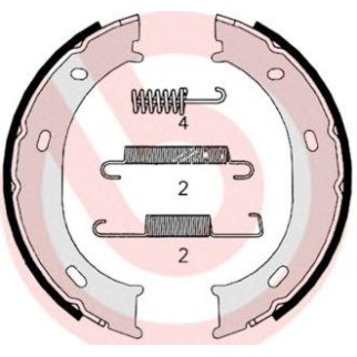 Колодки торм.бараб.(170x40) фото