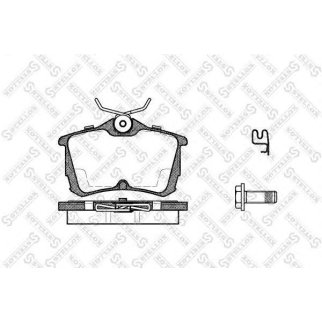 706 002B-SX_колодки дисковые з.! с антискрип. пластинами Honda Accord 1.6i-2.3i/2.0TDi 98> фото