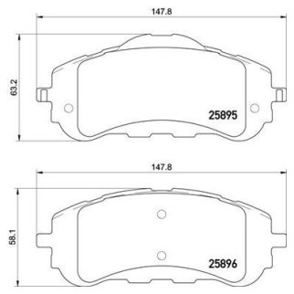 Колодки тормозные передние к-кт TRIALLI PF 4318 фото 2