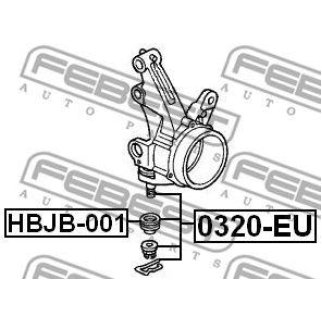 Опора шаровая FEBEST 0320-EU фото