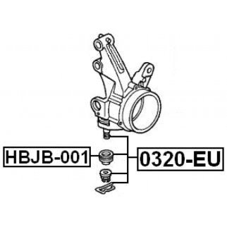 Опора шаровая FEBEST 0320-EU фото 2