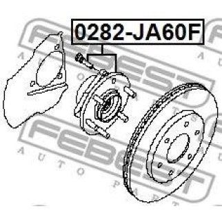Подшипник ступицы FEBEST 0282-JA60F фото