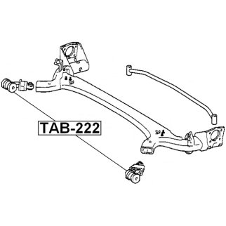 Сайлентблок FEBEST TAB-222 фото 2