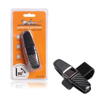 Держатель для очков двойной, универсальный крепление-клипса AIRLINE фото