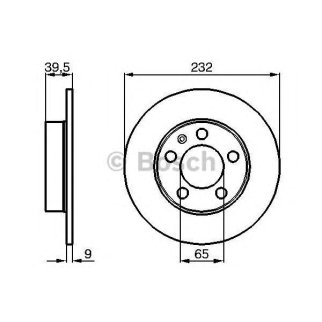 Диск тормозной задний BOSCH 0 986 478 868 фото