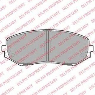 Колодки тормозные передние к-кт DELPHI LP2001 фото