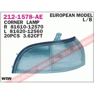 Габарит передний левый DEPO 212-1578L-AE фото