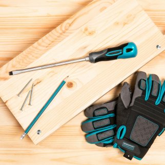 Отвертка S2 трехкомпонентная рукоятка SL 8,0 х 200 GROSS фото 1