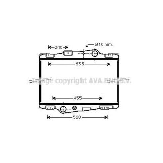 Радиатор основной AVA VL2003 фото