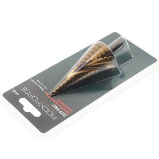 Сверло ступенчатое спиральное HSS 4241(4-32мм) в блистере ROCKFORCE фото 1