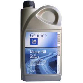Масло моторное GM Dexos 2 5W-30 синтетическое 2 л 93165555 фото