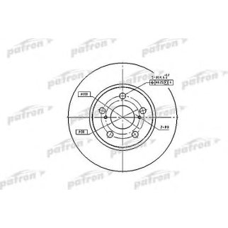 Диск тормозной PATRON PBD2683 фото