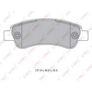 Колодки тормозные задние дисковые к-кт LYNXauto BD-2830 фото