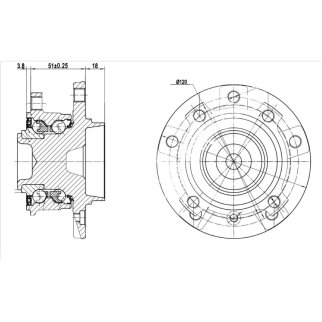 Подшипник ступицы TRIALLI MR 2635 фото 4