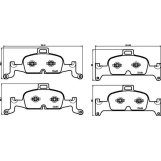 Колодки торм. для а/м Audi A4 (B9) (17-)/A5 (16-)/A6 (18-)/A7 (17-) диск. перед. т/с Ate (PF 4474) фото 3