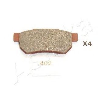 Колодки тормозные задние дисковые к-кт ashika 51-04-402 фото