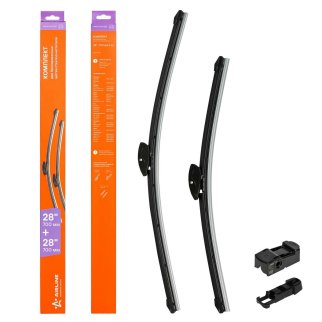 Щетки стеклоочистителя (к-кт) AirLine AWB-BK-700-700K фото