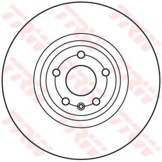 Торм.диск пер.вент.(340x30) 5 отв. фото