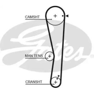 Ремень ГРМ GATES 5687XS фото