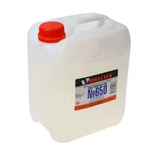 Растворитель 650 WELLTEX канистра 10л фото