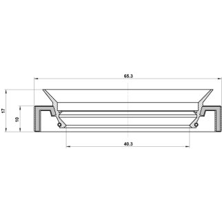 Сальник привода TOYOTA RAV4 ALA4#,ASA44,AVA4#,WWA42,ZSA4# 2012.12-2019.09 95HAY-42651017L фото 2