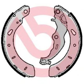 Колодки барабанные к-кт brembo S 24 551 фото