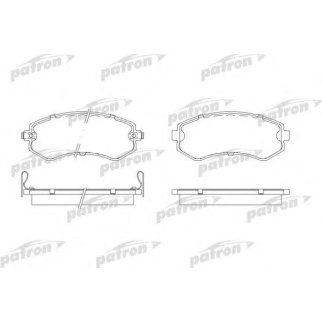 Колодки тормозные передние к-кт PATRON PBP1166 фото