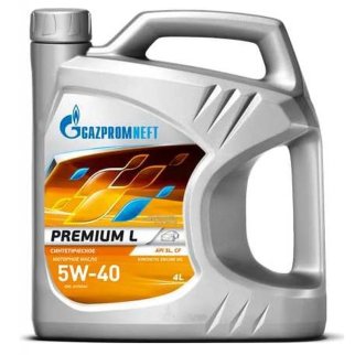 Масло моторное Газпромнефть Premium L 5W40 4л фото