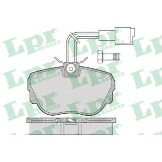 Колодки тормозные передние к-кт Lpr 05P1079 фото
