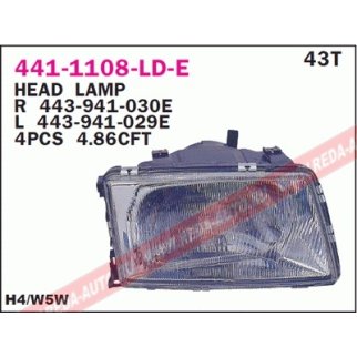 Фара левая DEPO 441-1108L-LD-E фото