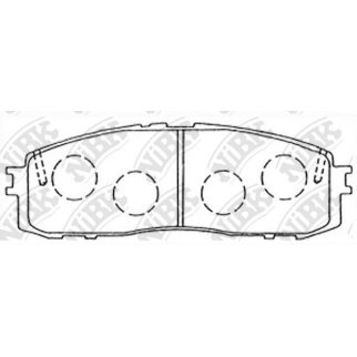 Колодки тормозные к-кт NiBK PN1142 фото