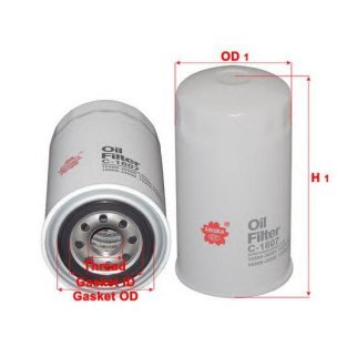 Фильтр масляный SAKURA C1807 фото