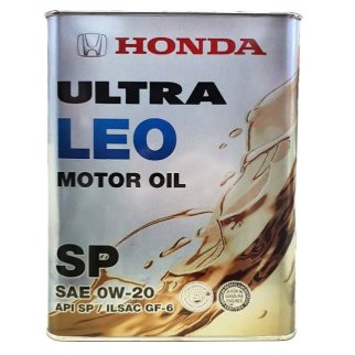Масло моторное HONDA 0W20 ULTRA LEO SP/GF6 - 4л Япония фото