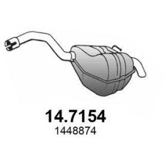 Глушитель основной ASSO 14.7154 фото