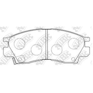Колодки тормозные передние для Mitsubishi фото