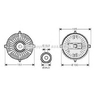 Термомуфта AVA MSC413 фото