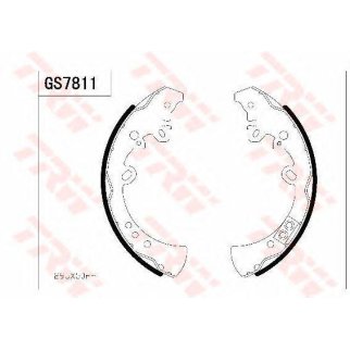 Колодки барабанные к-кт TRW GS7811 фото